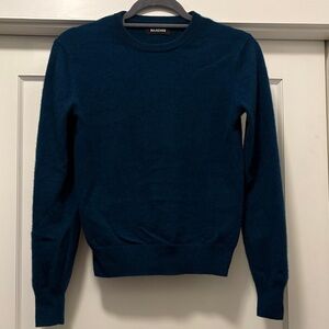 Naadam Deep  peacock Blue Cashmere sweater xs